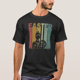 Camiseta Día de Pascua Veterinaria Retro Gráfica Graciosa P