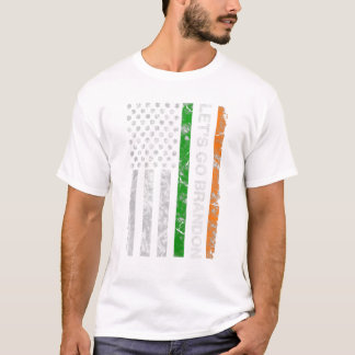 Camiseta Día de Patrick EEUU Bandera Irlandesa