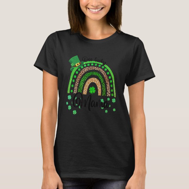 Camiseta Día de Patrocinadores del Leopardo Arcoiris de una (Anverso)
