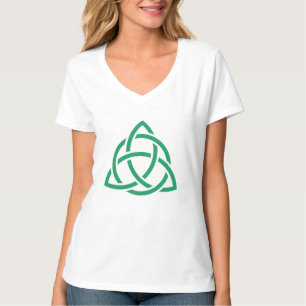 Camiseta Día de Patrones Celtas Triquetra