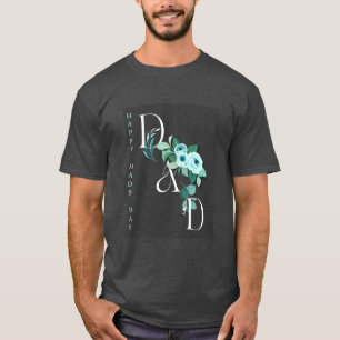 Camiseta Día de Personalizados verticales florales