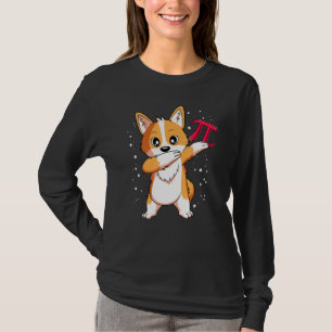 Camiseta Día de Pi Corgi Perro Daba 314 Símbolo Matemático
