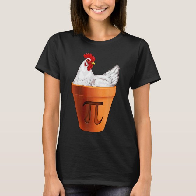 Camiseta Día de PI de la olla de pollo (Anverso)