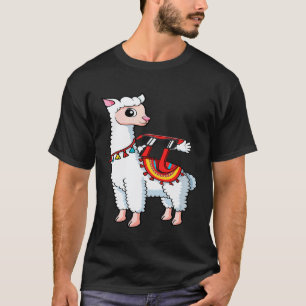 Camiseta Día de Pi Llama 314 Símbolo Friki de las Matemáti