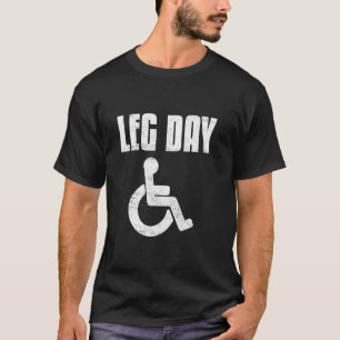 Camiseta Día de Piernas Silla de Ruedas Discapacidad Divert