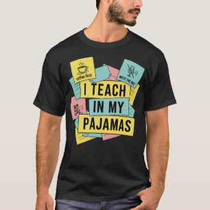 Camiseta Día de pijamas para la enseñanza remota en casa pa