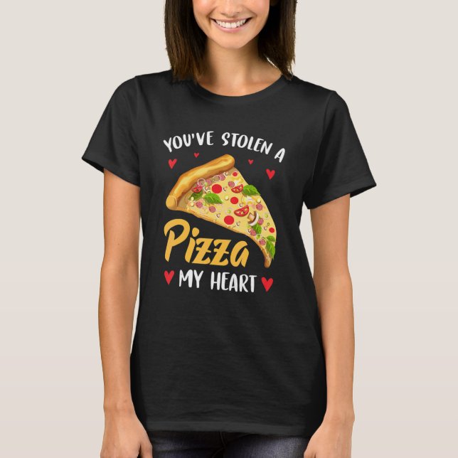 Camiseta Día de pizza de queso (Anverso)