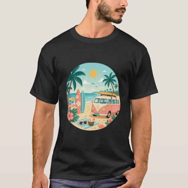 Camiseta Día de playa (Anverso)