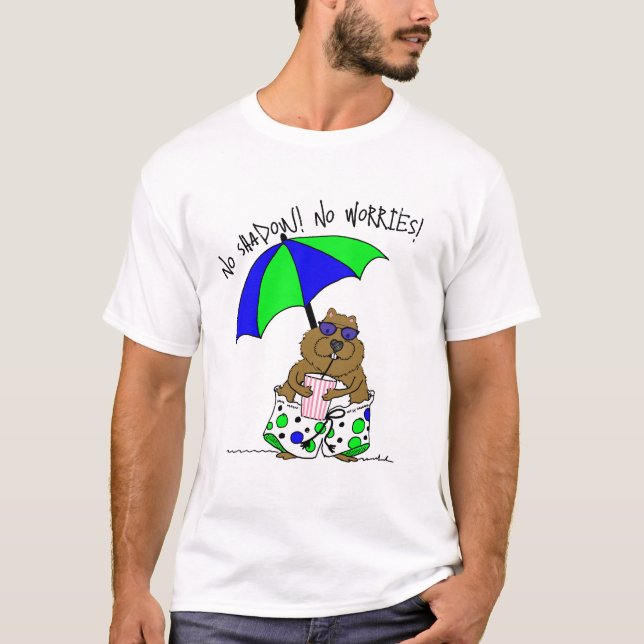 Camiseta Día de Playa Marmota (Anverso)
