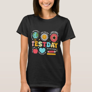 Camiseta Día de prueba de docente Profesor motivacional Sta