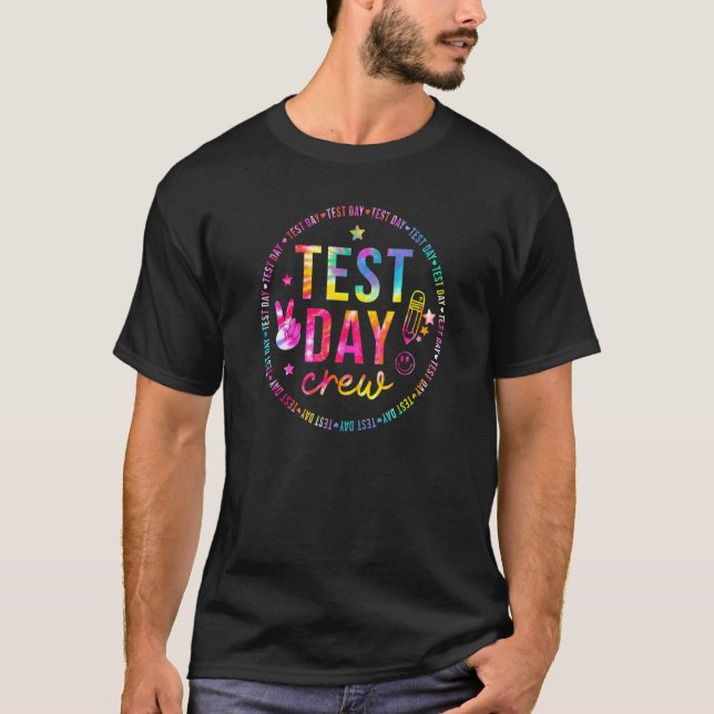 Camiseta Día de prueba de la tripulación de profesores Día  (Anverso)