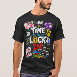 Camiseta Día de Prueba Hora de Concentrarse Maestros Día de