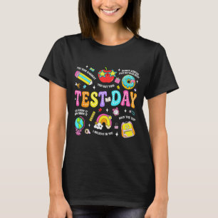 Camiseta Día de prueba lindo maestro estudiante colegio gru