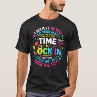 Camiseta Día de Pruebas del Estado Hora de Concentrarse