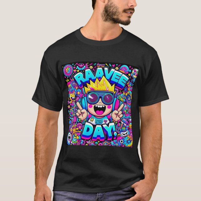 Camiseta Día de Rave! - Kandi Kid (Anverso)