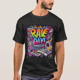 Camiseta Día de Rave! - Retro