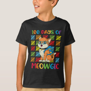 Camiseta Día De Regalo De La Escuela De Gatos Meowgic