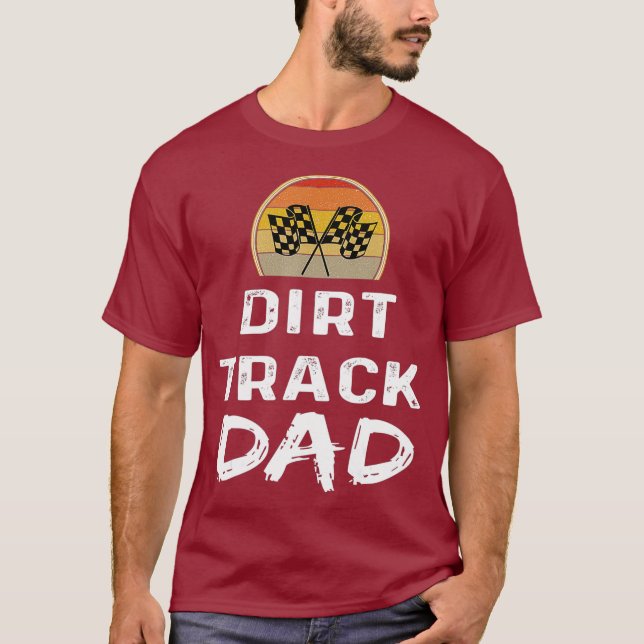 Camiseta Día de regalo de papá de Carreras en pista de ater (Anverso)