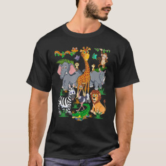 Camiseta Día de Safari Día de Zoológico de Animales