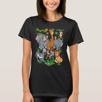 Camiseta Día de Safari Día de Zoológico de Animales