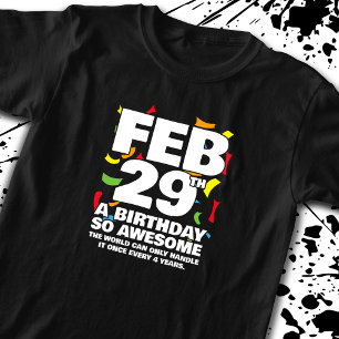 Camiseta Día de Salto Cumpleaños - Año de Salto Cumpleaños