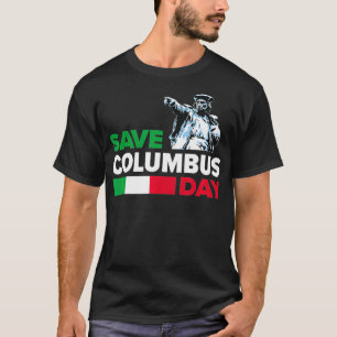 Camiseta Día de Salvar a Colón Orgullo Italiano