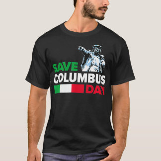 Camiseta Día de Salvar a Colón Orgullo Italiano