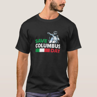Camiseta Día de Salvar a Colón Orgullo Italiano