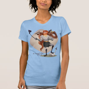 Camiseta Día de San Jorge, selfie con un dragón