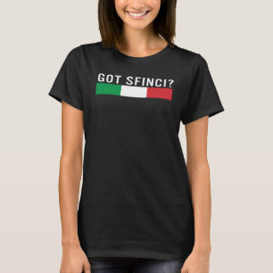 Camiseta Día de San José Sfinci Italia Bandera Postre Sicil