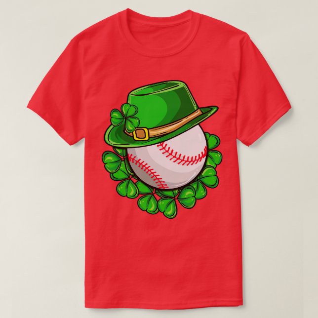 Camiseta Día de San Pablo Lucky del béisbol irlandés (Diseño del anverso)