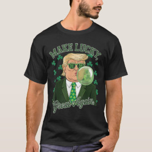 Camiseta Día de San Paddys Trump La Espuma De Burbuja Hace 