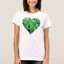 Camiseta Día de San Patentes, shamrock verde, corazones irl