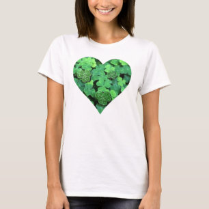 Camiseta Día de San Patentes, shamrock verde, corazones irl