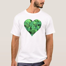 Camiseta Día de San Patentes, shamrock verde, corazones irl