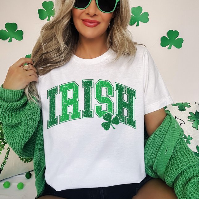Camiseta Día de San Patricio (Irish Shamrock Retro St Patrick's Day T-Shirt)