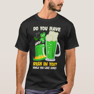 Camiseta Día de San Patricio 0 Irlandés 100 bebe gracioso