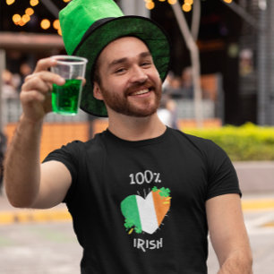 Camiseta Día de San Patricio 100% de IRISH