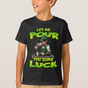 Camiseta Día de San Patricio Afortunado Déjame Porbarte Un