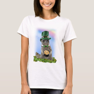 Camiseta Día de San Patricio - Afortunado mapache