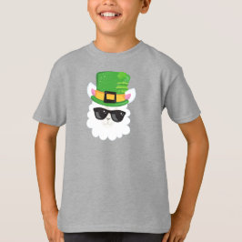 Camiseta Día de San Patricio, Alpaca, Llama, Gorra Leprecha