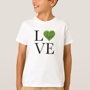 Camiseta Día de San Patricio   Amor   corazón brillante ver