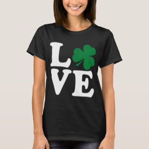 Camiseta Día de San Patricio Amor Shamrock Irlandés Green C