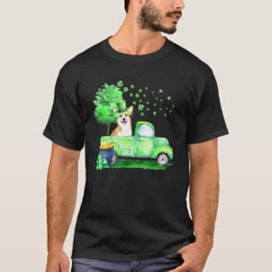 Camiseta Día de San Patricio Antiguo Camión Corgi Irlandés 