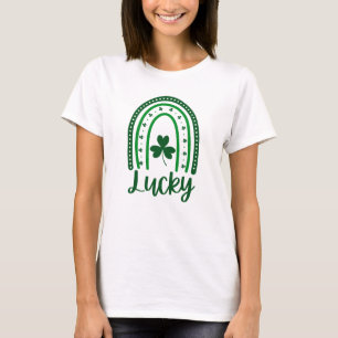 Camiseta Día de San Patricio Arcoíris Verde