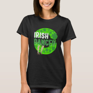 Camiseta Día de San Patricio, bailarina irlandesa, profesor