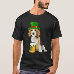 Camiseta Día de San Patricio Beagle Divertido Irlandés