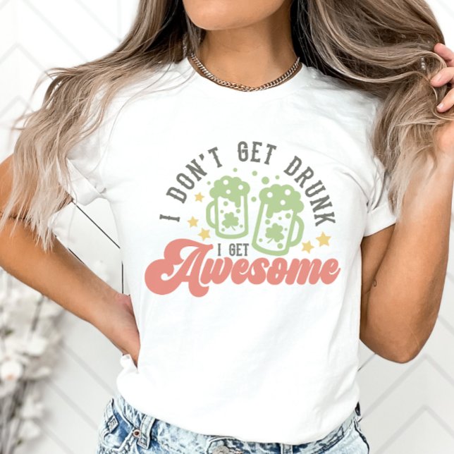 Camiseta Día de San Patricio, bebida divertida (Subido por el creador)