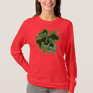 Camiseta Día de San Patricio - Bésame, soy irlandés