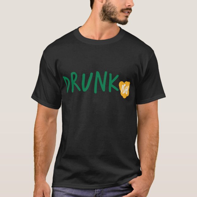 Camiseta Día de San Patricio Borracho Ish (Anverso)